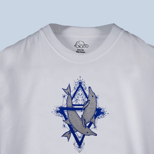 Dolphin Geometric Tee - Image 3