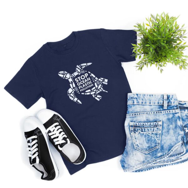 Stop Ocean Plastic Pollution Turtle Tee