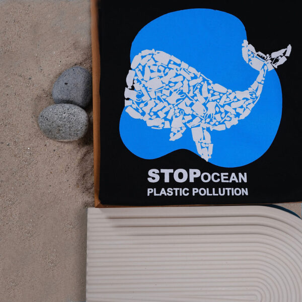 Stop Ocean Plastic Pollution Whale Tee - Image 2